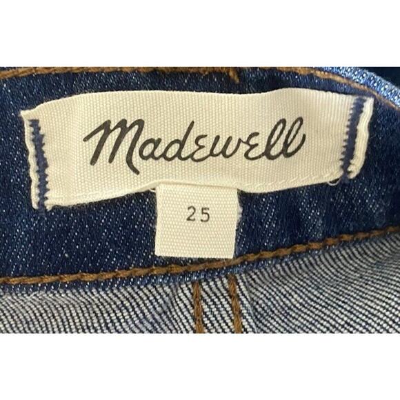 Madewell Denim Frayed Jean Skirt Size 25 Style# J2735 #V1 - Picture 7 of 8